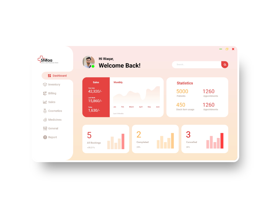 Shifaa Dashboard