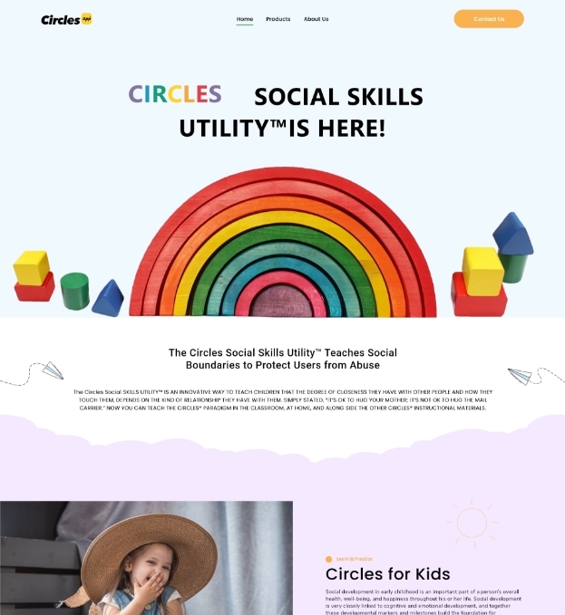 Circles web design