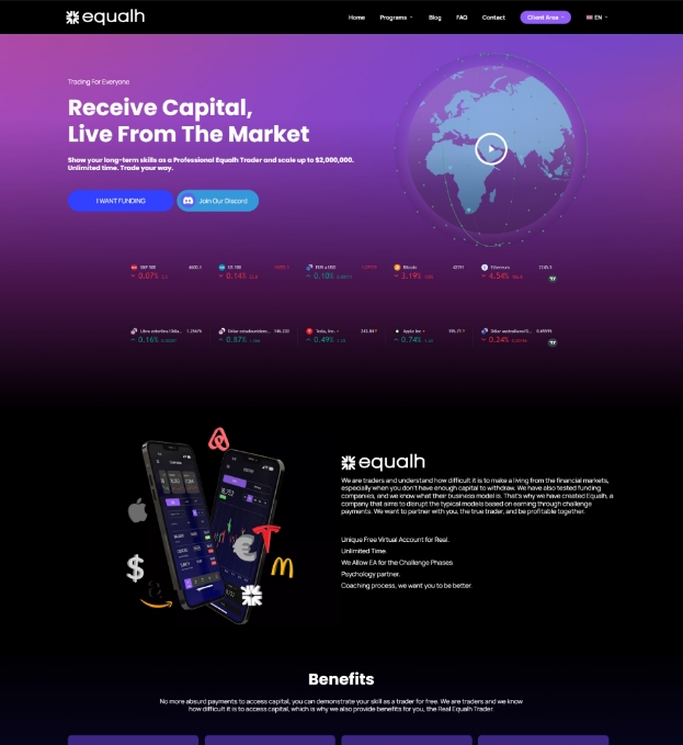 Equal h web design