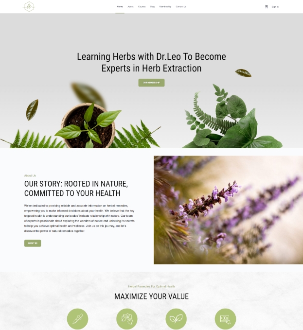Mask Group web design